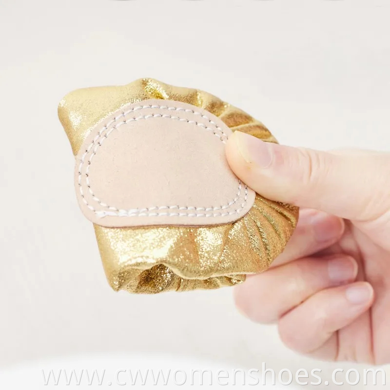 Girls Ballet Shoes for Girls Split-Sole Toddler Glitter Flats for Kids Dance